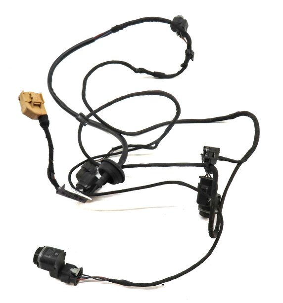 Thumbnail 4: 2014 AUDI A5 COUPE B8 8T REAR PARK ASSIST PDC SENSOR SET4 (BLACK) & WIRE HARNESS
