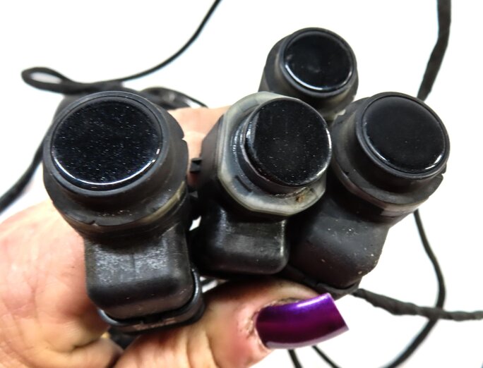 Thumbnail 6: 2014 AUDI A5 COUPE B8 8T REAR PARK ASSIST PDC SENSOR SET4 (BLACK) & WIRE HARNESS