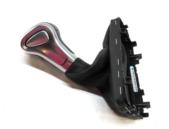 2014 AUDI A5 COUPE (B8 8T) SHIFTER SHIFT KNOB & BOOT (BLACK & SILVER) 8K1713139R