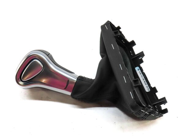 Thumbnail 2: 2014 AUDI A5 COUPE (B8 8T) SHIFTER SHIFT KNOB & BOOT (BLACK & SILVER) 8K1713139R