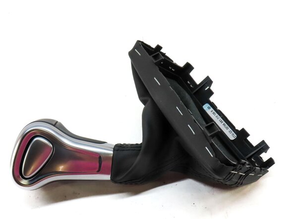 Thumbnail 3: 2014 AUDI A5 COUPE (B8 8T) SHIFTER SHIFT KNOB & BOOT (BLACK & SILVER) 8K1713139R