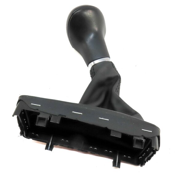Thumbnail 5: 2014 AUDI A5 COUPE (B8 8T) SHIFTER SHIFT KNOB & BOOT (BLACK & SILVER) 8K1713139R