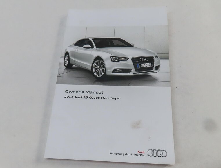 Thumbnail 11: 2014 AUDI A5 COUPE (B8 8T) OWNERS MANUAL BOOKLET SET 8 w/ CARRYING CASE