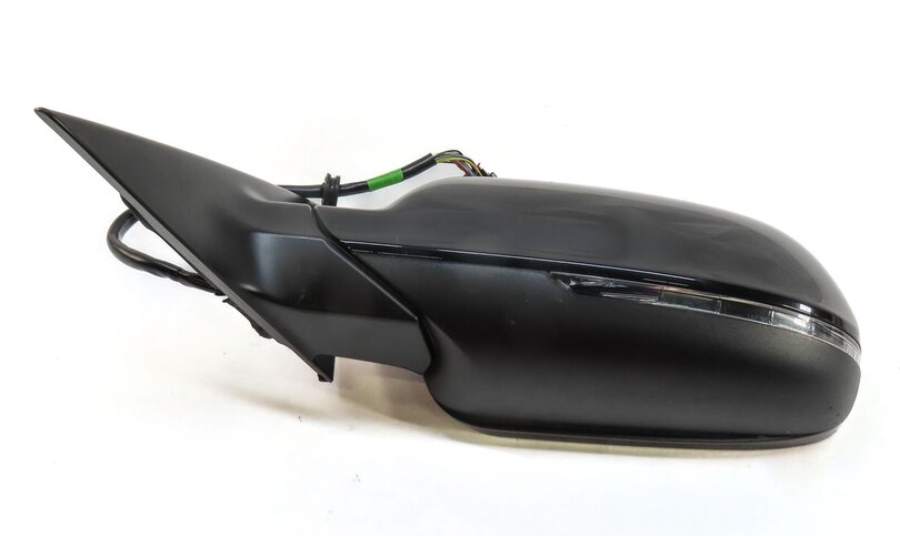 Thumbnail 6: 09-14 AUDI A5 S5 (B8 8T) LEFT DRIVER HEATED AUTODIM MEMORY DOOR MIRROR (BLACK)