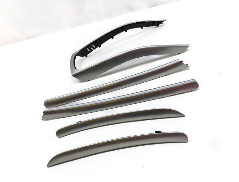 Thumbnail 15: 2014 AUDI A5 COUPE (B8 8T) FRONT REAR DOOR DASH CONSOLE ALUMINUM TRIM SET 5