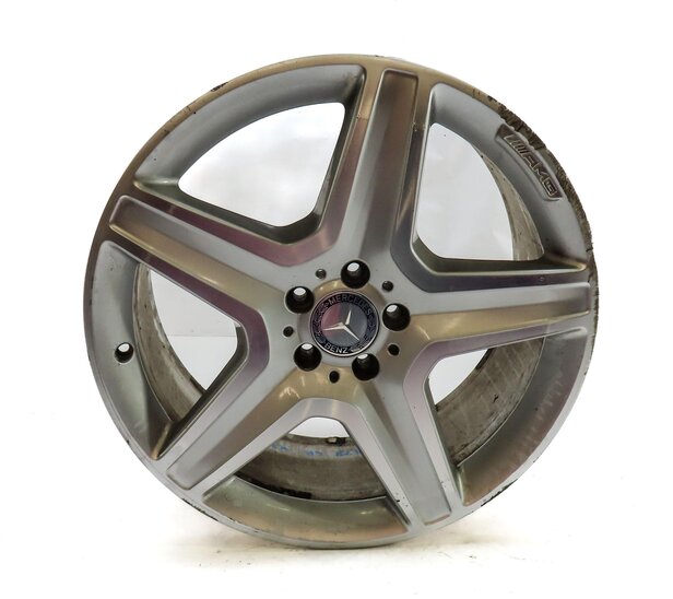 Thumbnail 2: 2013-2019 MERCEDES ML GLE (W166) 20x9 INCH 5 SPOKE ALUMINUM ALLOY WHEEL RIM