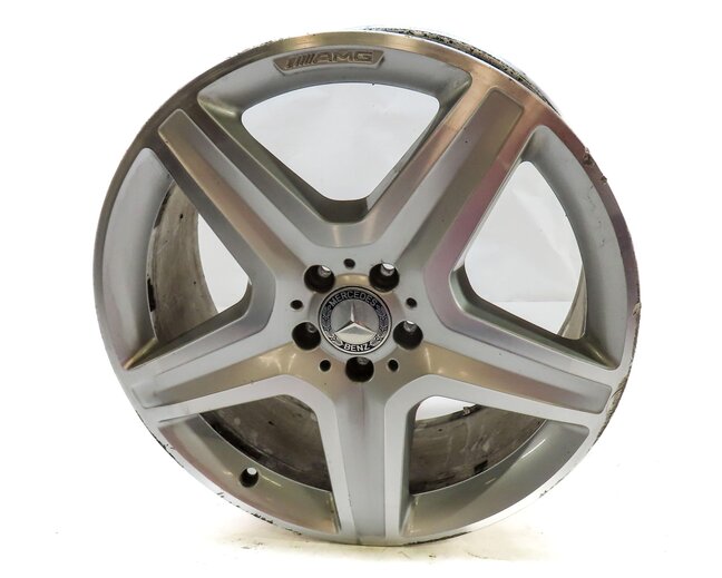 Thumbnail 2: 2013-2019 MERCEDES ML GLE (W166) 20x9 INCH 5 SPOKE ALUMINUM ALLOY WHEEL RIM