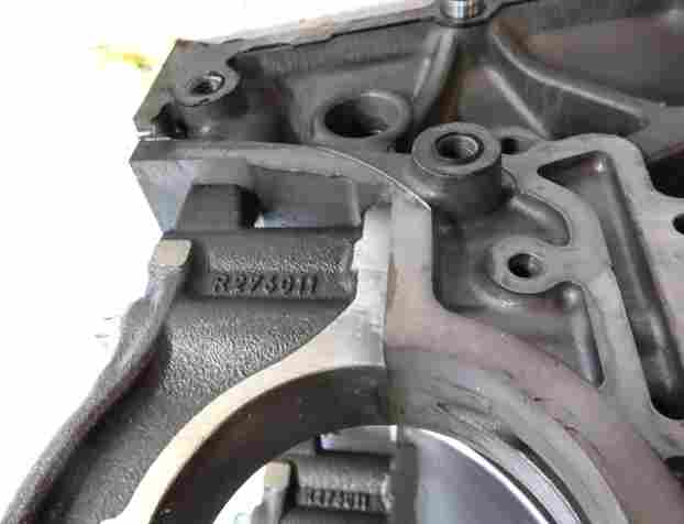 Thumbnail 9: 15-16 MERCEDES GL450 ML400 W166 X166 3.0L M276 TURBO ENGINE BARE CYLINDER BLOCK