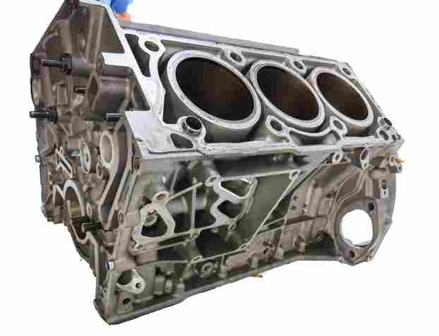 Thumbnail 10: 15-16 MERCEDES GL450 ML400 W166 X166 3.0L M276 TURBO ENGINE BARE CYLINDER BLOCK