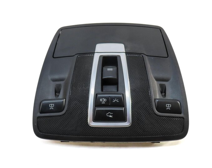 Thumbnail 4: 2015 MERCEDES ML400 (W166) FRONT CENTER ROOF PRIMARY DOMELIGHT ASSEMBLY (BLACK)