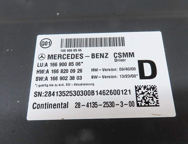 Thumbnail 4: 2015 MERCEDES ML400 (W166) FRONT LEFT DRIVER SEAT CONTROL MODULE 1669008506