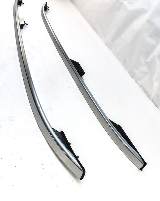 Thumbnail 4: 2015 MERCEDES ML400 (W166) LEFT RIGHT ROOF RACK RAIL SET2 (FRONT TO BACK) SILVER