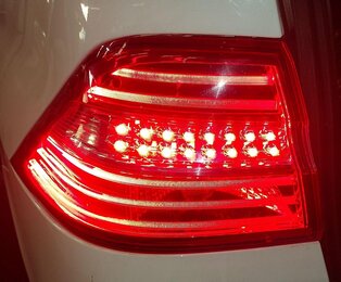 Thumbnail 2: 12-15 MERCEDES ML CLASS (W166) LEFT DRIVER REAR LED TAILLIGHT BRAKE LIGHT LAMP