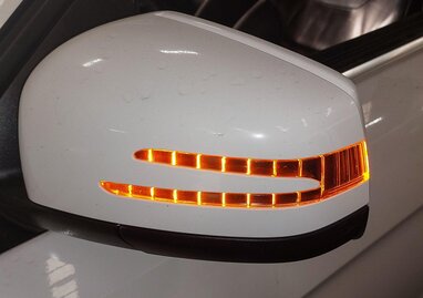 Thumbnail 2: 12-16 MERCEDES GL450 GL550 ML350 (W166 X166) LEFT - BLIND SPOT MIRROR (WHITE)