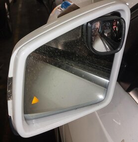 Thumbnail 3: 12-16 MERCEDES GL450 GL550 ML350 (W166 X166) LEFT - BLIND SPOT MIRROR (WHITE)
