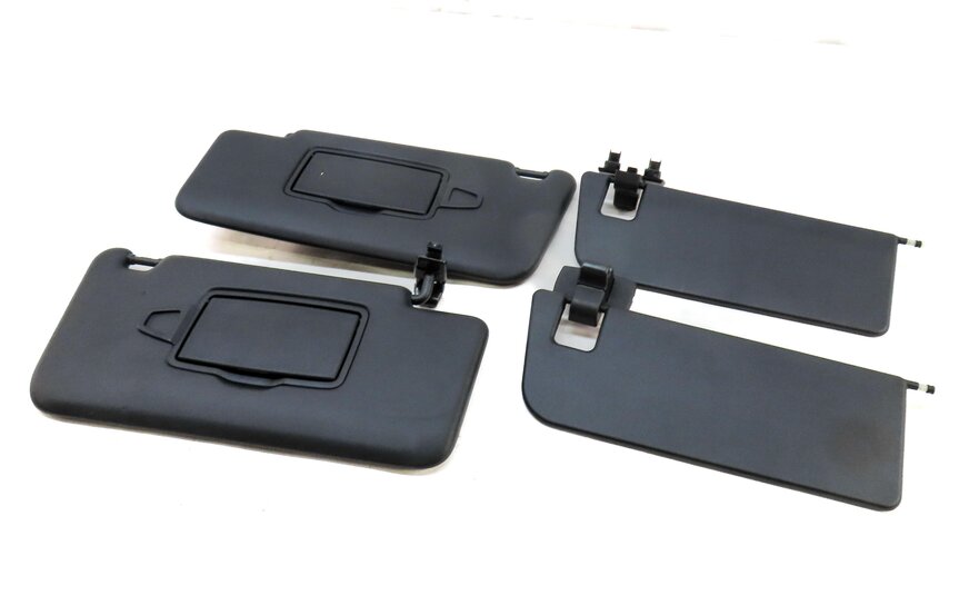 12-15 MERCEDES ML-CLASS (W166) FRONT LEFT & RIGHT SUNVISOR SUN VISOR SET (BLACK)