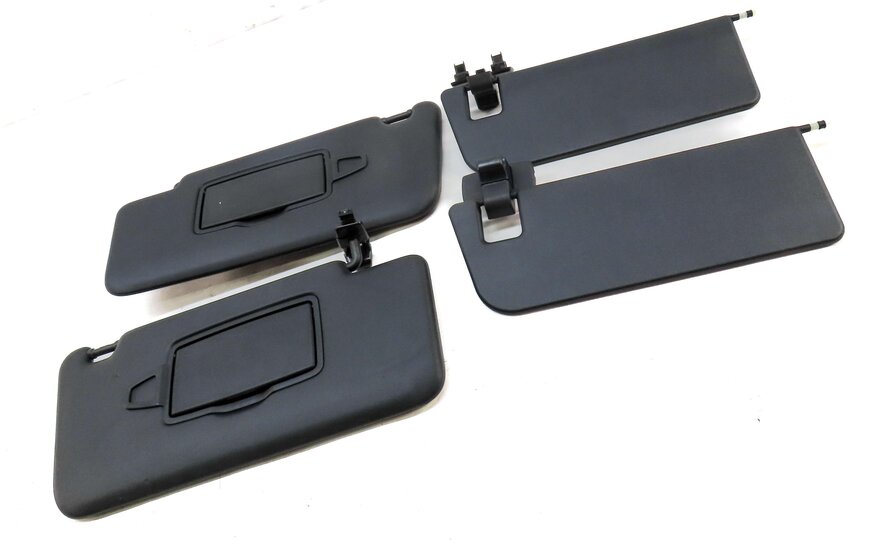 Thumbnail 3: 12-15 MERCEDES ML-CLASS (W166) FRONT LEFT & RIGHT SUNVISOR SUN VISOR SET (BLACK)