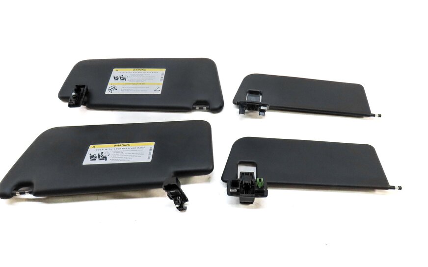 Thumbnail 5: 12-15 MERCEDES ML-CLASS (W166) FRONT LEFT & RIGHT SUNVISOR SUN VISOR SET (BLACK)