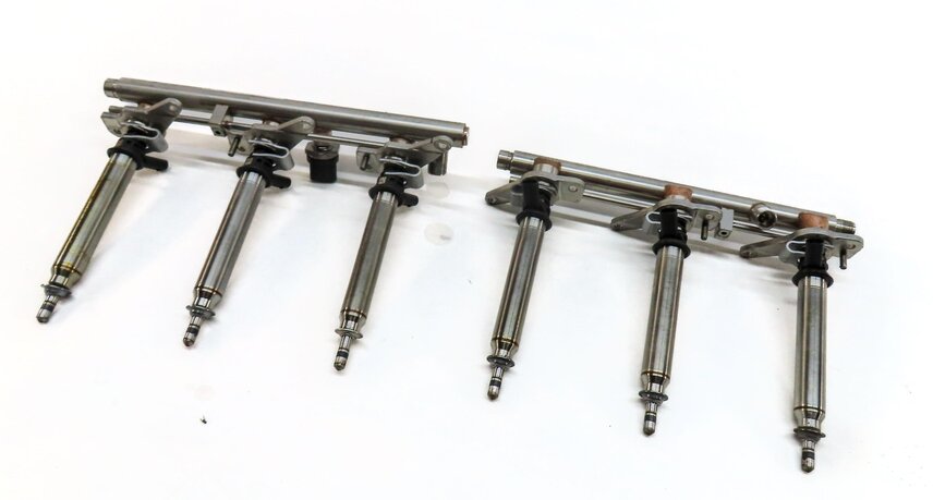 2015 MERCEDES ML400 (W166) 3.0L TURBO M276 ENGINE FUEL INJECTOR SET 6 w/ RAILS