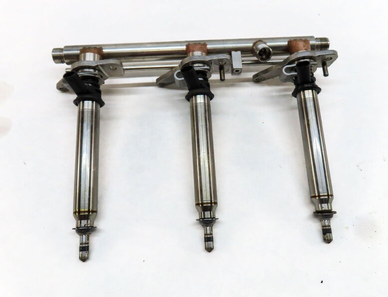 Thumbnail 5: 2015 MERCEDES ML400 (W166) 3.0L TURBO M276 ENGINE FUEL INJECTOR SET 6 w/ RAILS