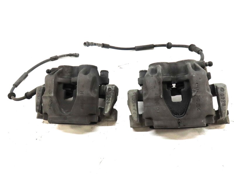 Thumbnail 2: 2012-2019 MERCEDES GL350 GL450 GLS350 ML350 (W166 X166) FRONT BRAKE CALIPER SET