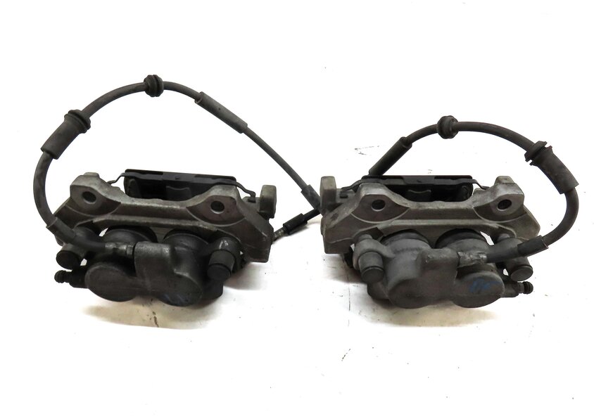Thumbnail 5: 2012-2019 MERCEDES GL350 GL450 GLS350 ML350 (W166 X166) FRONT BRAKE CALIPER SET