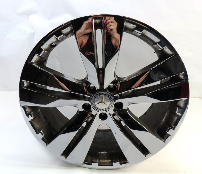 Thumbnail 3: 10-12 MERCEDES GL350 GL450 (X164) 20x8.5 ALUMINUM 5-SPLIT SPOKE WHEEL RIM SET4
