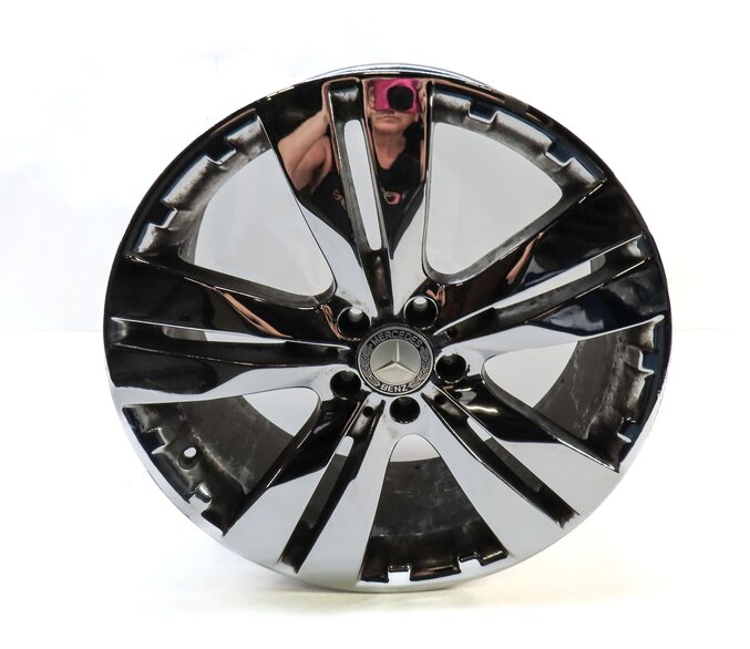 Thumbnail 4: 10-12 MERCEDES GL350 GL450 (X164) 20x8.5 ALUMINUM 5-SPLIT SPOKE WHEEL RIM SET4