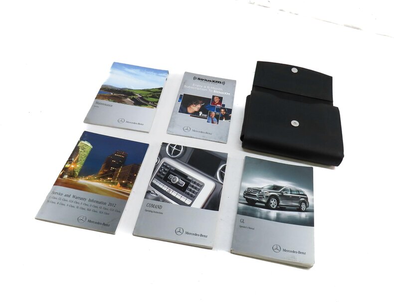 2012 MERCEDES GL350 (X164) OWNERS MANUAL BOOKLET SET 5 w/ CARRYING CASE
