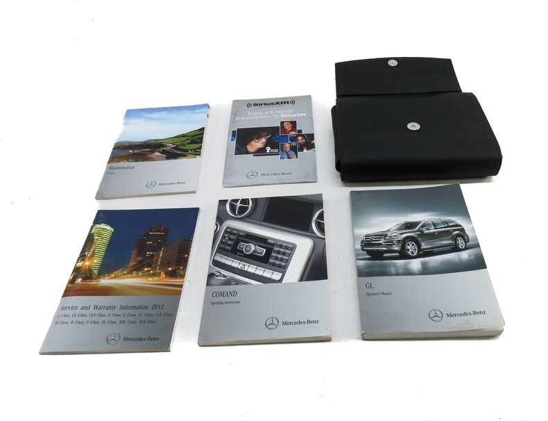 Thumbnail 2: 2012 MERCEDES GL350 (X164) OWNERS MANUAL BOOKLET SET 5 w/ CARRYING CASE