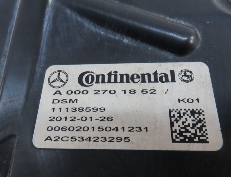 Thumbnail 4: 2012 MERCEDES GL350 X164 3.0L DIESEL AUTO TRANSMISSION CONTROL MODULE 0002701852