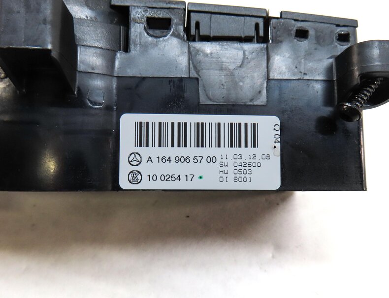 Thumbnail 6: 2012 MERCEDES GL350 (X164) REAR HVAC A/C HEATER CLIMATE CONTROL PANEL 1649065700