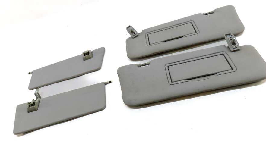 Thumbnail 3: 06-12 MERCEDES GL ML CLASS (W164 X164) FRONT LEFT & RIGHT SUNVISOR SET (GREY)