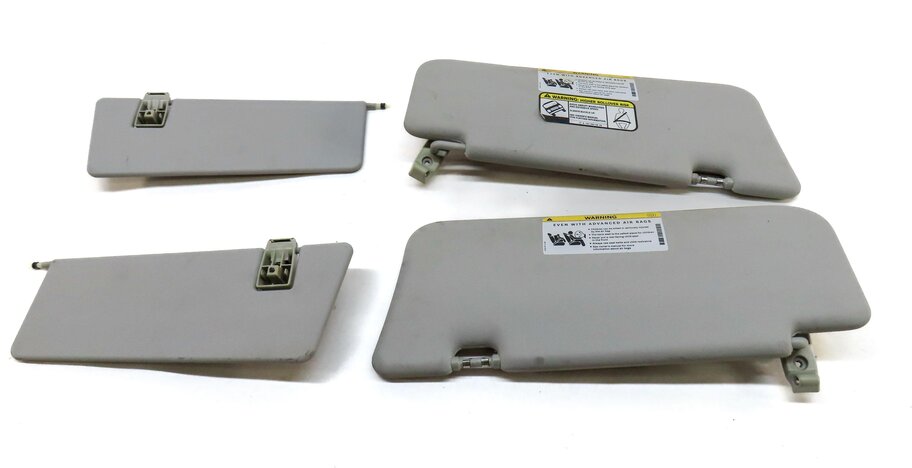 Thumbnail 5: 06-12 MERCEDES GL ML CLASS (W164 X164) FRONT LEFT & RIGHT SUNVISOR SET (GREY)