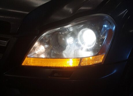Thumbnail 2: 11-12 MERCEDES GL CLASS (X164) LEFT DRIVER XENON HID HEADLIGHT HEAD LIGHT LAMP