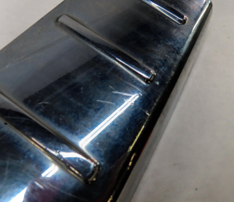 Thumbnail 8: 2012 MERCEDES GL350 (X164) REAR BUMPER SCUFF PLATE TRIM PANEL SILVER 1648840190