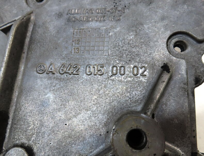 Thumbnail 7: 09-15 MERCEDES E GL ML S R (W164 W166 W212 X164 X166) 3.0L DIESEL TIMING COVER