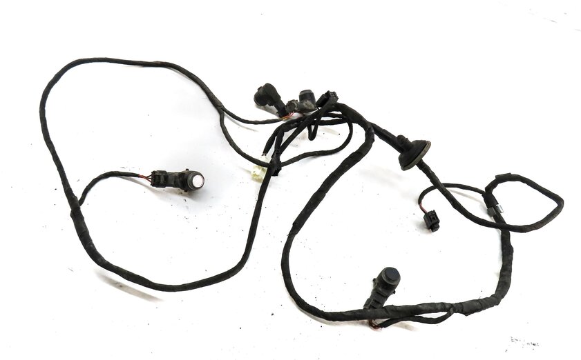 2012 MERCEDES GL350 X164 REAR PARK ASSIST PDC SENSOR SET4 (GRAY) & WIRE HARNESS