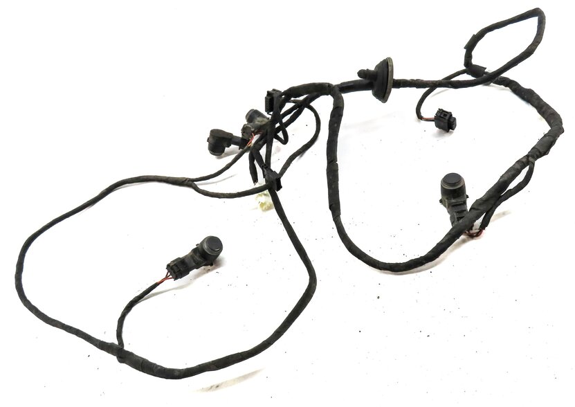 Thumbnail 3: 2012 MERCEDES GL350 X164 REAR PARK ASSIST PDC SENSOR SET4 (GRAY) & WIRE HARNESS