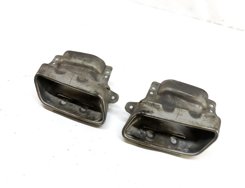 07-12 MERCEDES GL (X164) 3.0L DIESEL REAR LEFT & RIGHT MUFFLER EXHAUST TIP SET 2