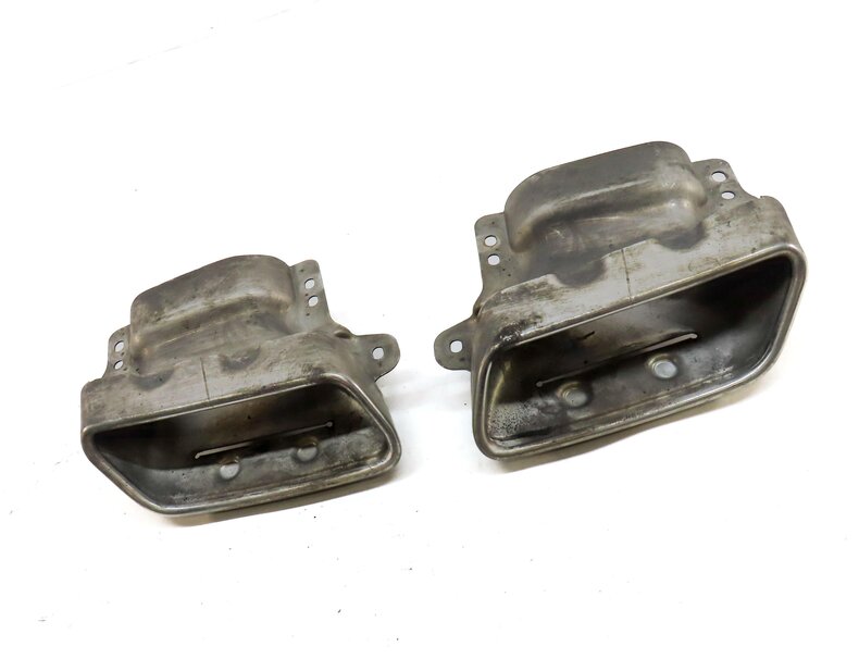 Thumbnail 3: 07-12 MERCEDES GL (X164) 3.0L DIESEL REAR LEFT & RIGHT MUFFLER EXHAUST TIP SET 2