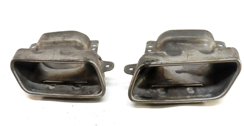 Thumbnail 4: 07-12 MERCEDES GL (X164) 3.0L DIESEL REAR LEFT & RIGHT MUFFLER EXHAUST TIP SET 2