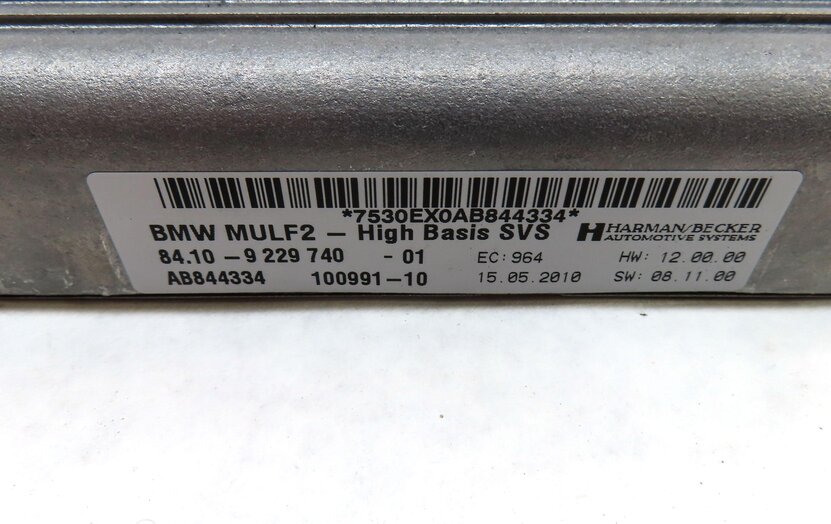 Thumbnail 4: 2009-2011 BMW 328i 335i 535i 750i 760i (E60 E90 F10 F01) MULF 2 SVS BASIS MODULE