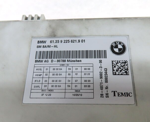 Thumbnail 4: 12-19 BMW 328i 335i 535i 550i 750i M5 M6 X3 X4 - LEFT FRONT DRIVER SEAT MODULE