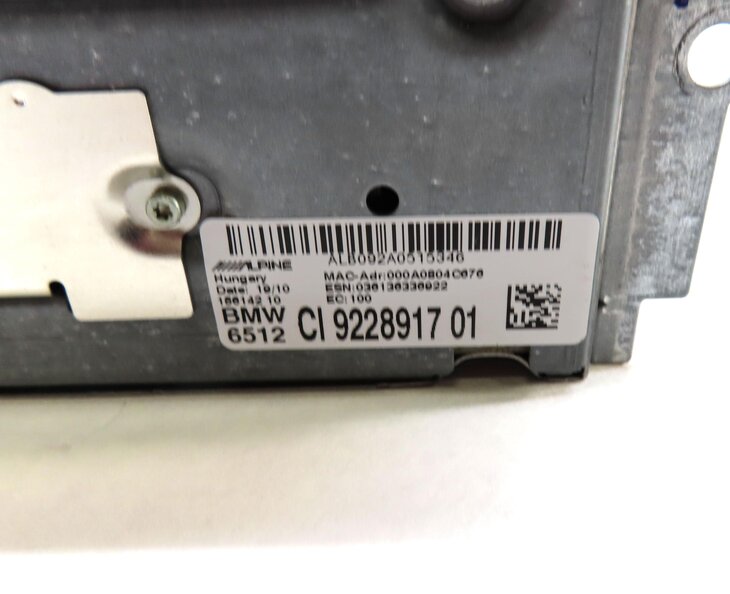 Thumbnail 5: 10-12 BMW 528i 535i 550i 750i 760i (F01 F10) STEREO CD GPS NAVIGATION RECEIVER