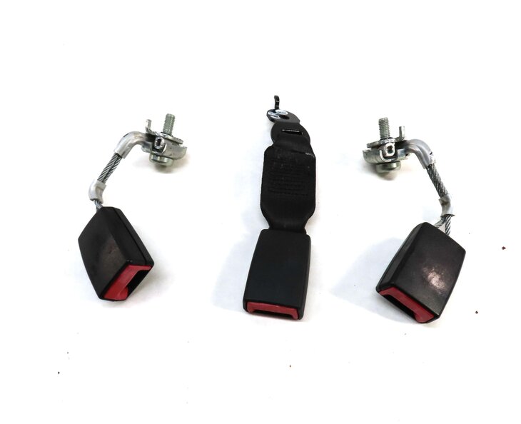 Thumbnail 2: 2011 BMW 535i (F10) REAR LEFT RIGHT & CENTER SEATBELT BUCKLE RECEIVER SET 3
