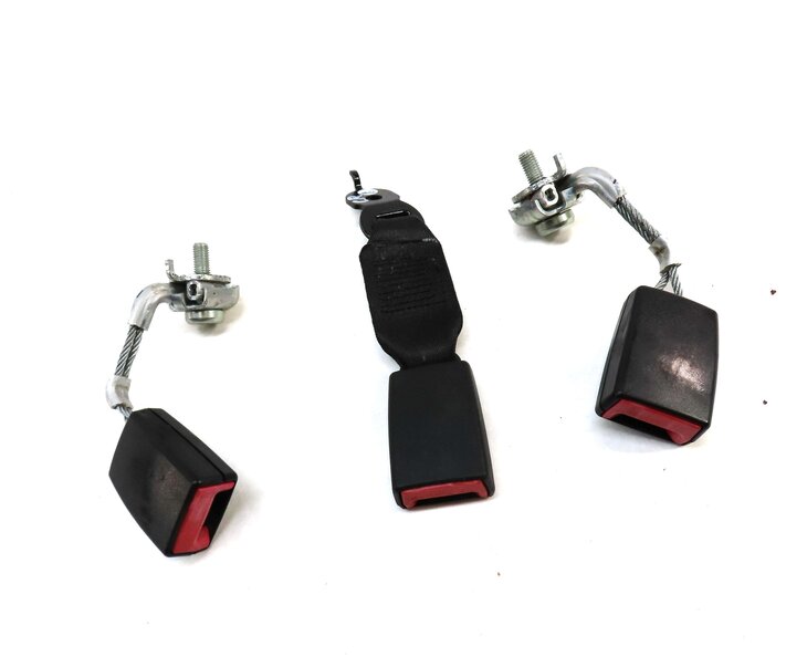 Thumbnail 3: 2011 BMW 535i (F10) REAR LEFT RIGHT & CENTER SEATBELT BUCKLE RECEIVER SET 3