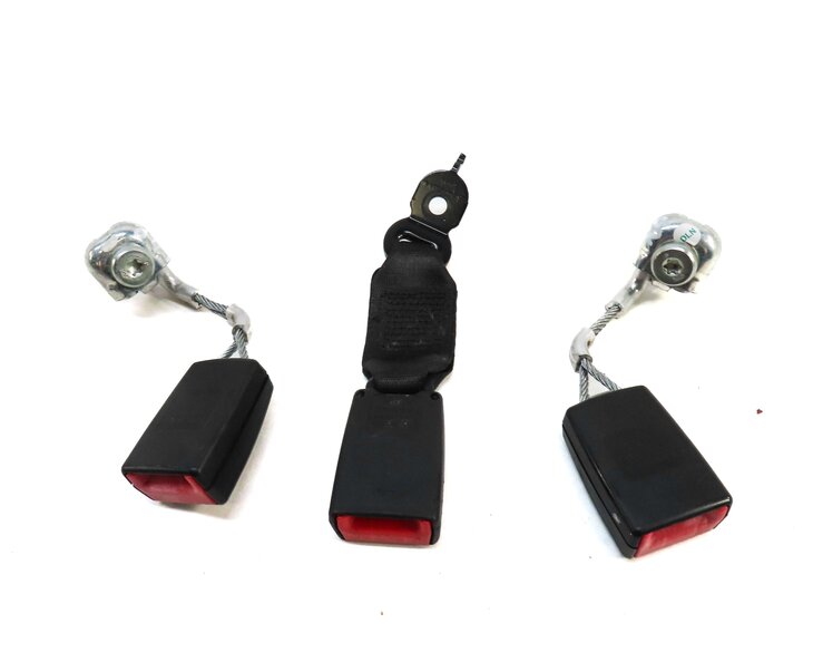 Thumbnail 4: 2011 BMW 535i (F10) REAR LEFT RIGHT & CENTER SEATBELT BUCKLE RECEIVER SET 3
