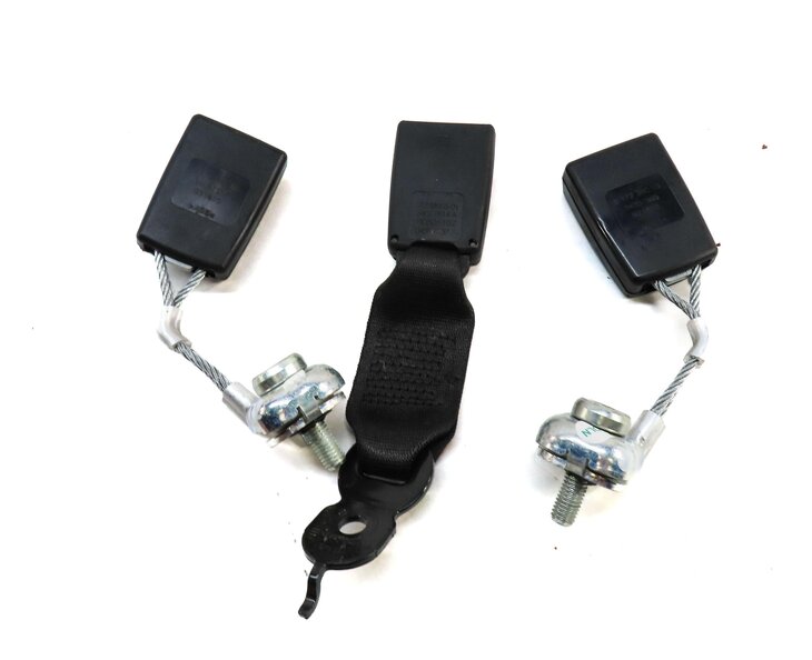 Thumbnail 5: 2011 BMW 535i (F10) REAR LEFT RIGHT & CENTER SEATBELT BUCKLE RECEIVER SET 3