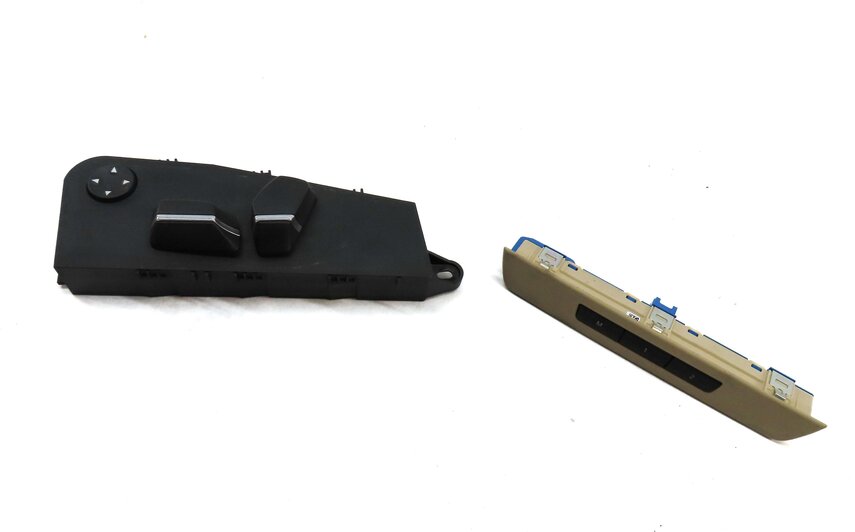 2011 BMW 535i (F10) FRONT RIGHT PASSENGER SEAT ADJUST SWITCH & MEMORY BUTTON SET